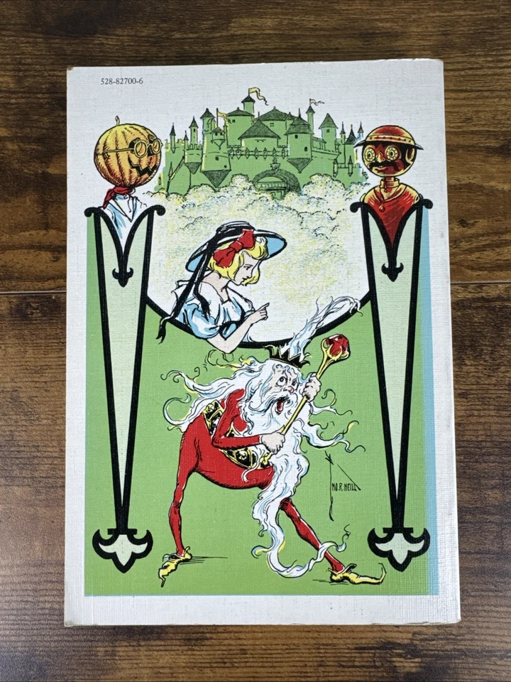THE EMERALD CITY OF OZ L. Frank Baum White Rand McNally Trade Paperback Foto 3 de 4