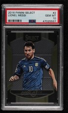 2016-17 Panini Select Terrace Lionel Messi #2 PSA 10 GEM MT 0h4m