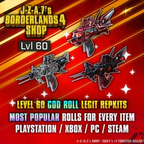 Borderlands 4✨LEGENDARY REPKITS BL4 LVL 60 ITEMS, WEAPONS, GEAR ✅PC-PS-XBOX✨