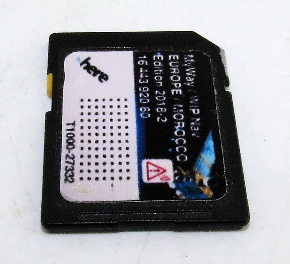 Genuine Citroen Europe Morocco MY WAY MAP DATA Satelite Nav SD Card T1000-27332 - Image 3 of 4