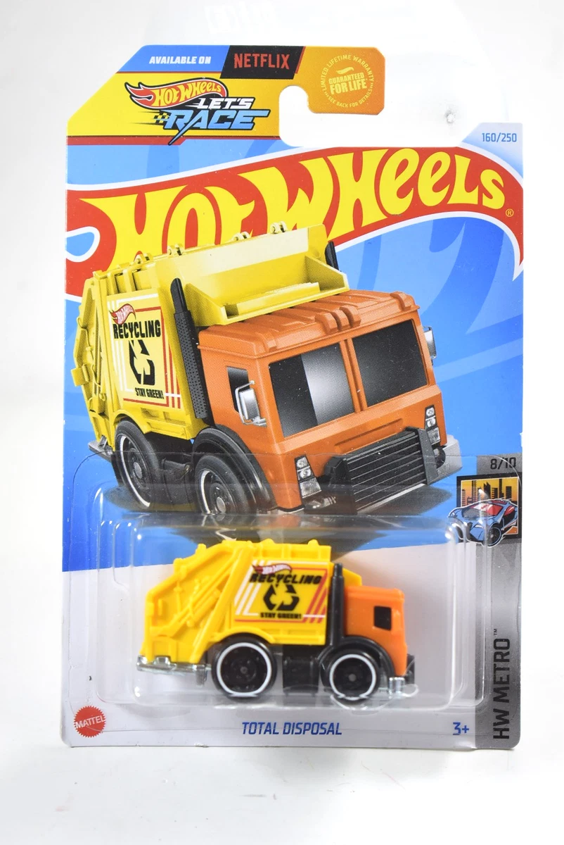 Hot Wheels Contemporary Manufacture Diecast Garbage Trucks for