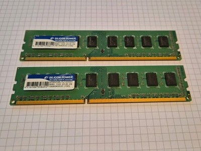 Silicon Power 4GB (2x 2GB) DDR3-1333 RAM SP002GBLTU133S01 DDR3 1333MHz