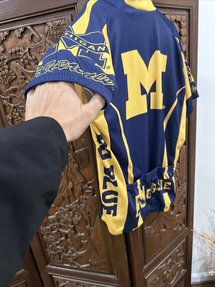 Camiseta de ciclismo University of Michigan Wolverines XL - Oficial de Adrenaline Pro Foto 4 de 4