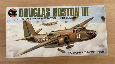 Komplett in Box Douglas Boston im Maßstab 1/72 von Airfix aus den 70er Jahren
