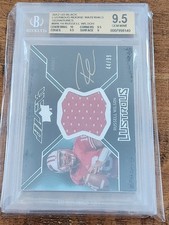 2012 UD Black Lustrous Rookie Materials /99 Russell Wilson RPA BGS 9.5 GEM MINT!