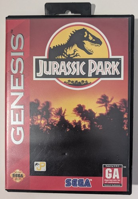 #ad Jurassic Park Sega Genesis CIB Cleaned and Tested Working $17.95