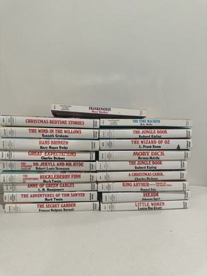 Great Illustrated Classics Book Lot 19 Books Collection