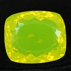 70+ Ct Yellow Fire Opal Loose Gemstones Cushion Shape Certifed 33x22 mm