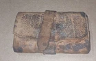 Civil War Era Antique Cobb & Johnson Leather Mens Wallet Lancaster MA