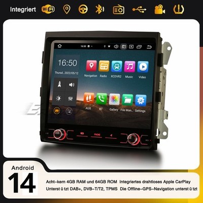 8,4'' 64GB 8-Kern Android 14 DAB+ Autoradio Navi PORSCHE CAYENNE CarPlay WiFi USB