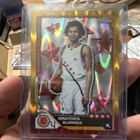 2025 Topps Chrome McDonald's All American Basketball Gold RayWave Refractor Brayden Burries #8