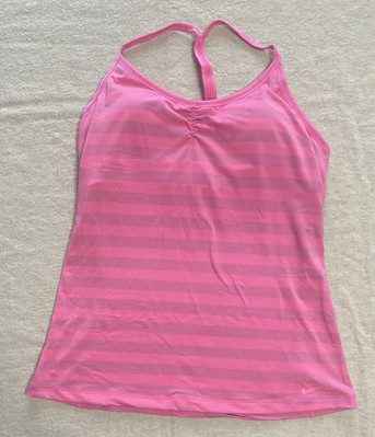 Nike Indy Dri-Fit Tank Top Racerback With Removable Bra Pads Large