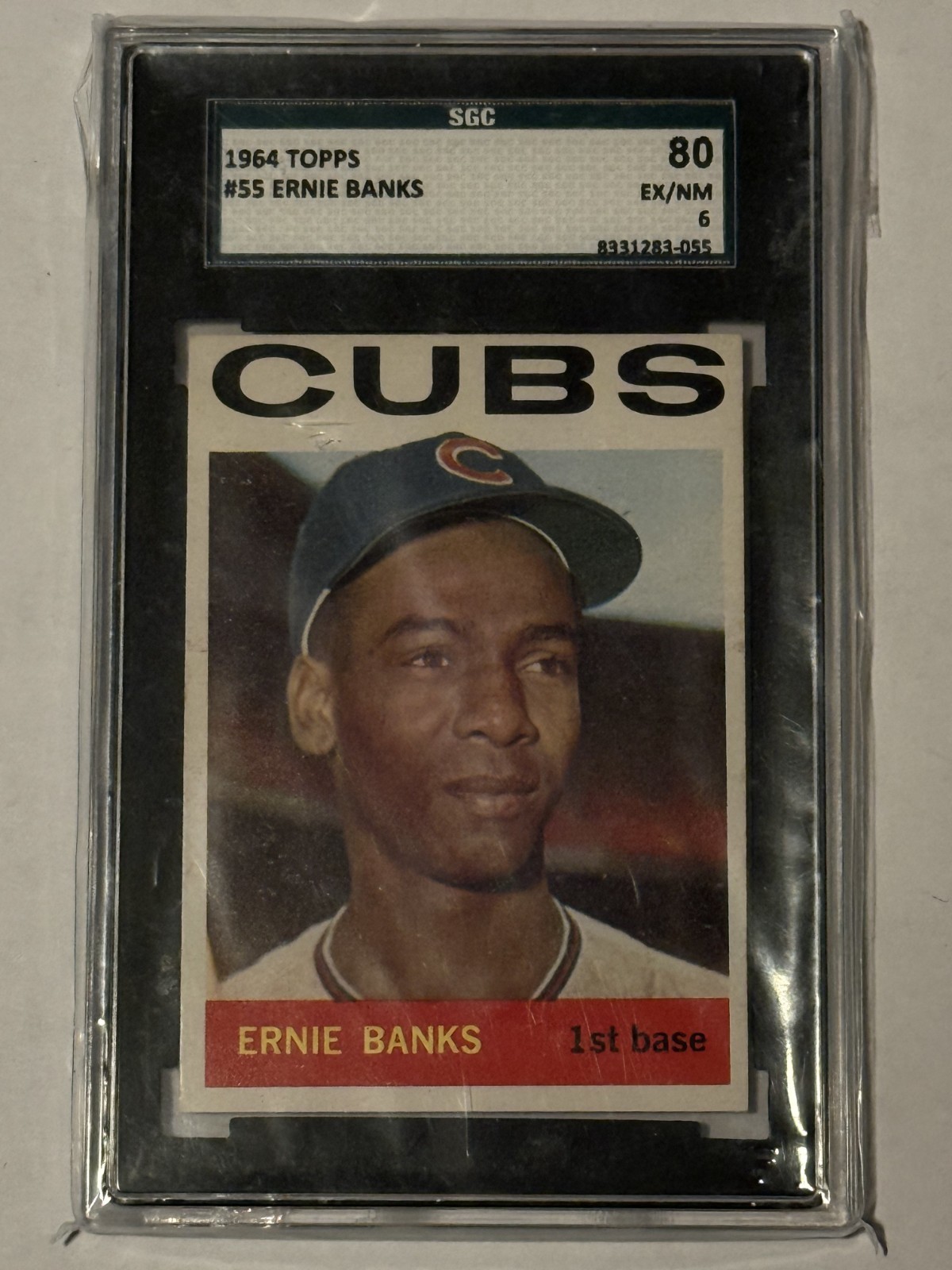 1964 Topps #55 Ernie Banks SGC 6