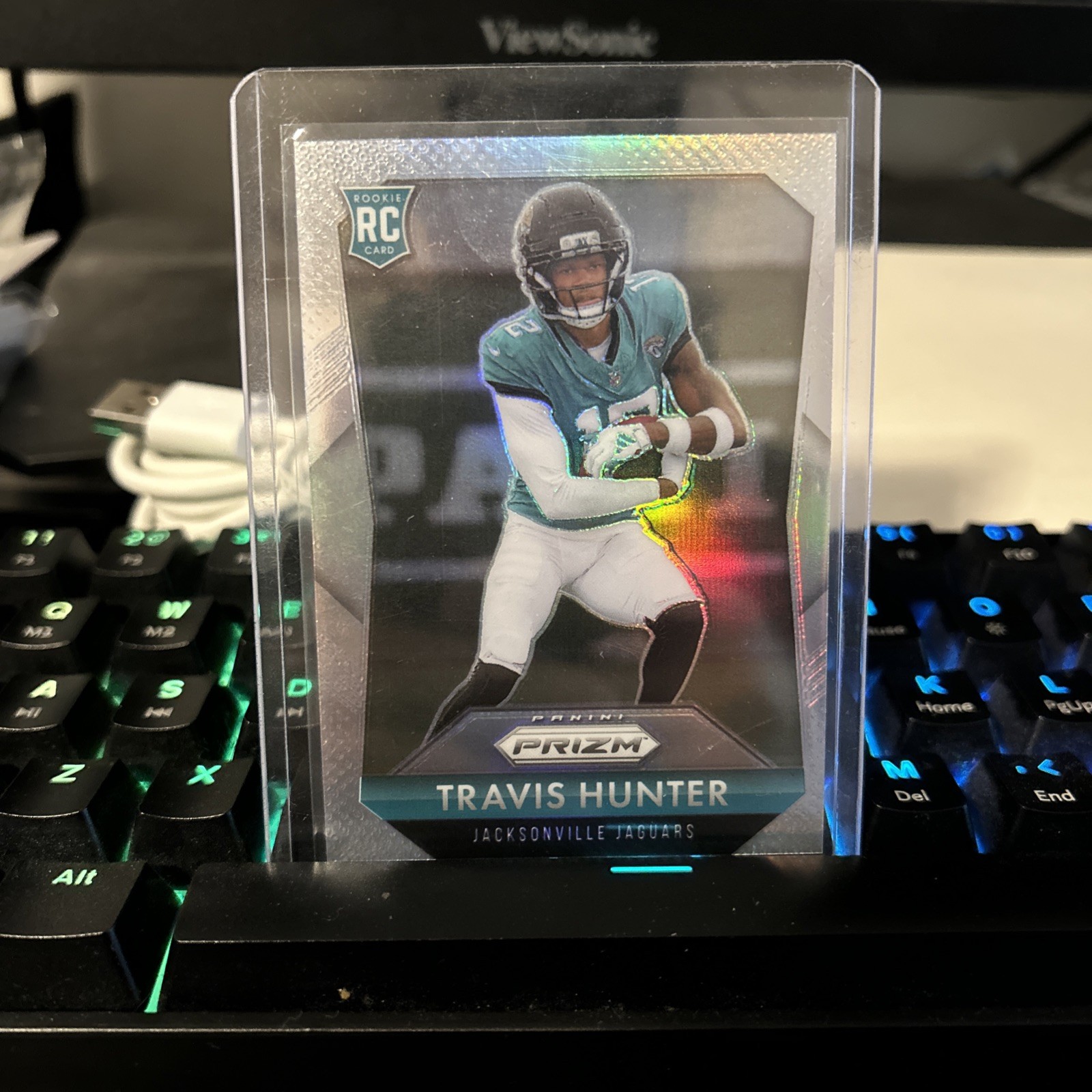 2026 Prizm Travis Hunter Silver Prizm Flashback 2