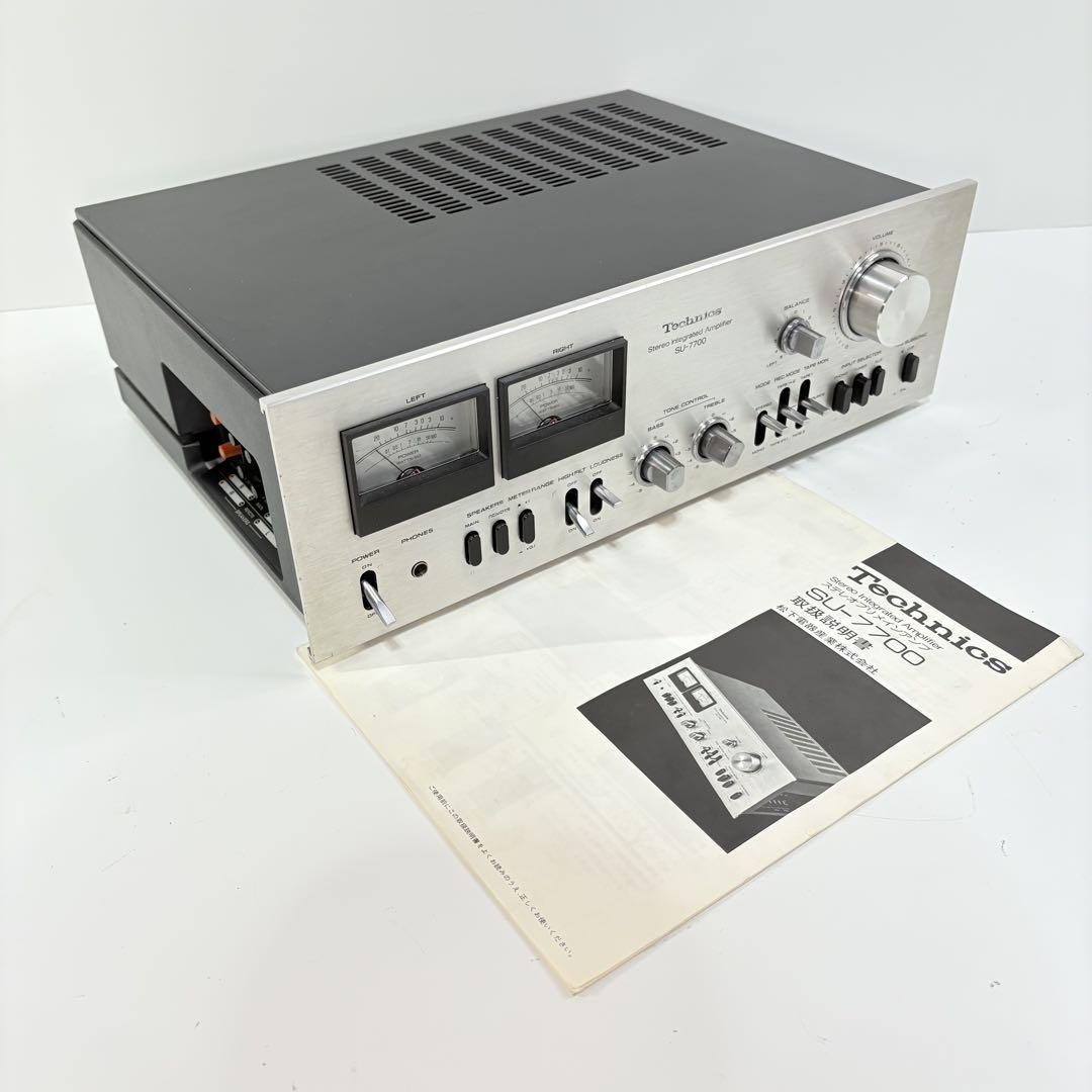 Technics SU-7700 ステレオアンプ シルバー Technics Integrated Amplifier SU-7700 Silver Stereo