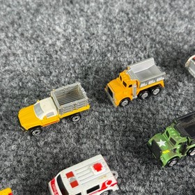 Vintage Galoob Micro Machines 80's Emergency Car Lot of 10 Rescue Military Truck