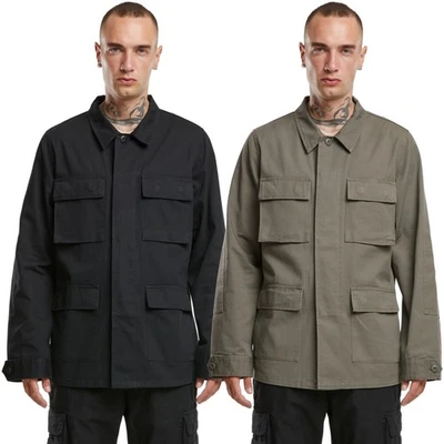 Brandit Veste BDU En Twill Pour Hommes, Poches, Extérieur, Coton - Photo 1/4