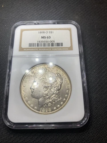 1898-O MORGAN DOLLAR NGC MS63!