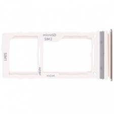 SIM TRAY FOR SAMSUNG GALAXY A52 A72 5G DUAL CARD ADAPTER WHITE SILVER