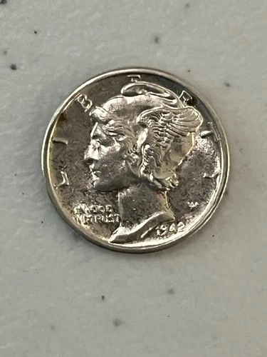 1942 D Mercury Dime BU