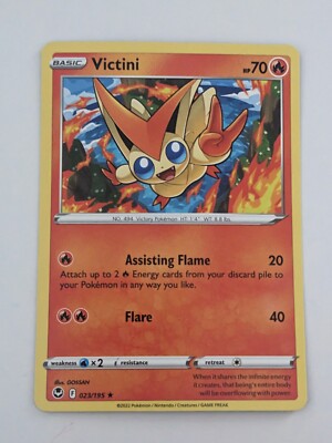 2022 victini pokemon card Pokemon Single Card VICTINI VMAX 022/163 BATTLE STYLES : Amazon.co.uk: Toys  & Games main image 1
