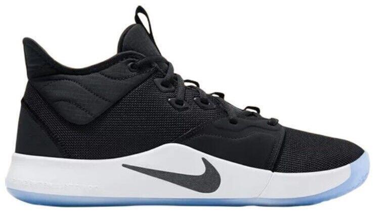 シューズ(男性用) Nike PG 3 TB 'Black White' Nike PG 3 TB Black White Oreo Paul George Sneakers Men's 15