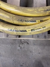 Alfagomma T140AK150X25 140 Steel Air Braided Steel Wire Air Hose 1-1/2" ID x 2"