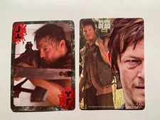 Swap Cards WALKING DEAD Daryl  Jack of Clubs  AMC Norman Reedus 2013 Cardinal