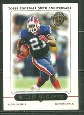 2005 TOPPS FOOTBALL WILLIS MCGAHEE #8