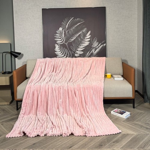 Chunky Cord Ribbed Throw Over Fleece Cosy Warm Soft Large Sofa Bed Sette Blanket - Picture 78 of 80
