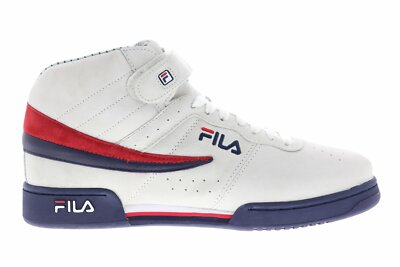 Fila F-13 PS Pinstripe 1VF80126-150 Mens White Suede NEW IN BOX Size 10 Retro