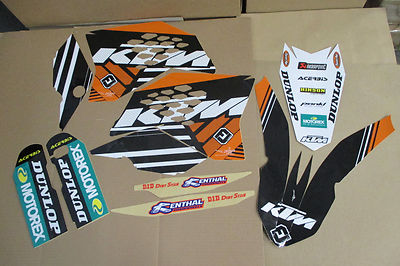 FLU PTS3 KTM GRAPHICS 2007-2010 SXF SX XC XCW & 2008-2011 EXC XCW XCWF EXCF FLU PTS3 KTM GRAPHICS 2007-2010 SXF SX XC XCW & 2008-2011 EXC XCW XCWF EXCF