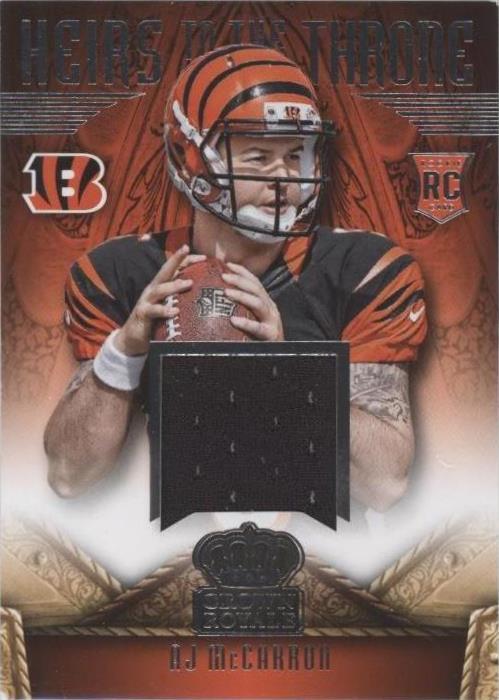 2014 Panini Crown Royale A.J. McCarron #HT-AJ - 1 of 2