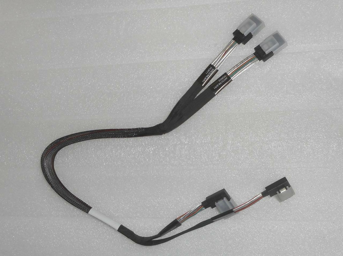 New HPE 869959-001 DL560 Gen10 8SFF Bay3 to AROC Mini SAS Cable