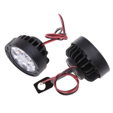 2Pcs Motorcycle Bike Spotlight LED Spot Light Headlight Fog Lamp Waterproof