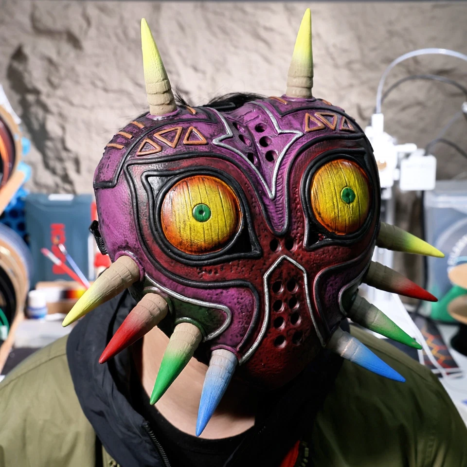 Zelda Majora's Mask- Wearable Decoration Latex Handmade Costume for Cosplay BOTW - Image 3 of 4