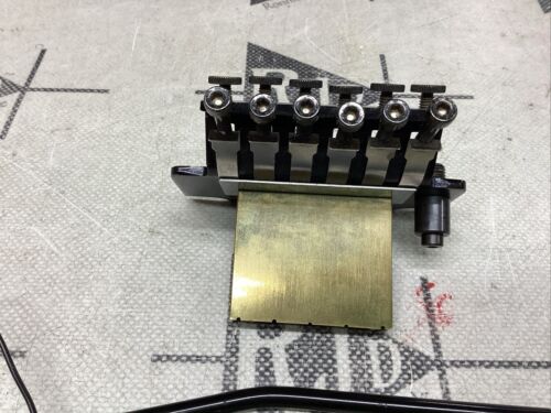 Gotoh BC Rich Logo GE1988T Licensed Floyd Rose Tremolo Bridge Black Offset - Picture 3 of 4