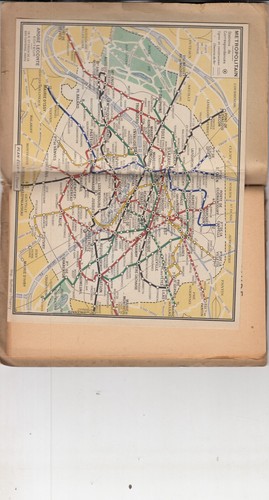 Guilmin Guide Paris Seen In Four Days WITH color MAP - 1944 - Picture 5 of 7