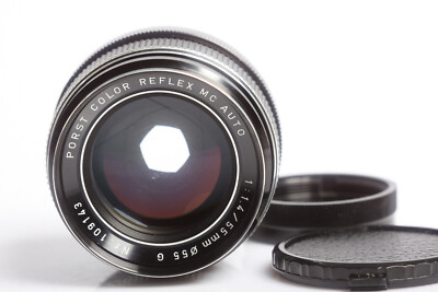 Porst Color Reflex MC Auto 1,4/55 Standard Objektiv M42 Gewinde; mit Kratzer