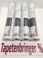 Vliestapete Metropolitan As 4 X 37867-3 (4Rollen) ÄStemuster Creme Silber
