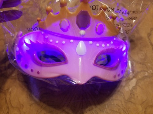 Light-up MASK Princess Fun Costume Mask for Party, NEW YEAR Mardi Gras, Dress up - Picture 4 of 10