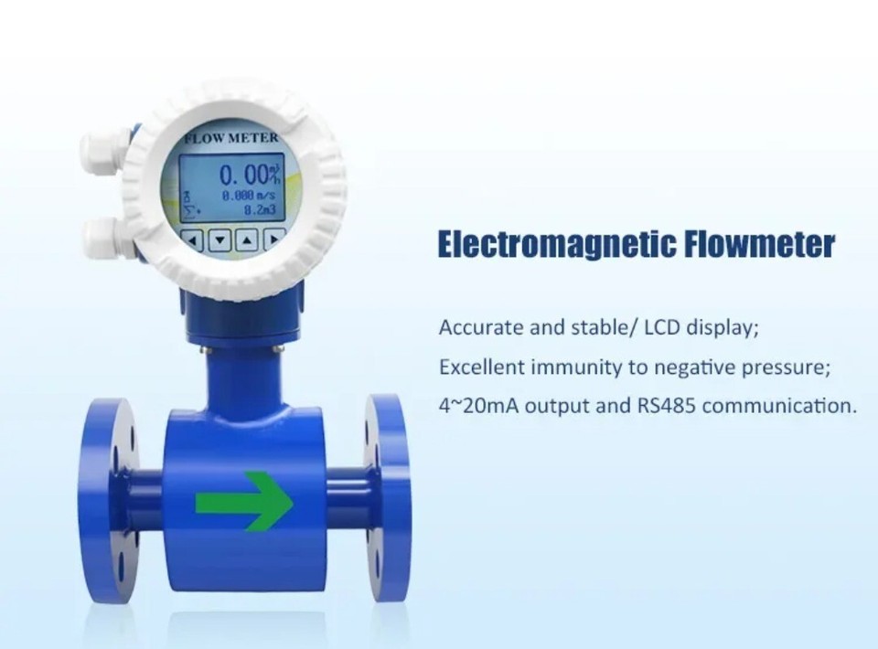 Intelligent Integrated Split Pipe Electromagnetic Flow Meter Digital ...