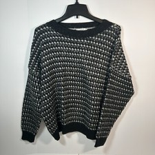 Vintage Mango early "iconic Norwegian" wool blend sweater XS