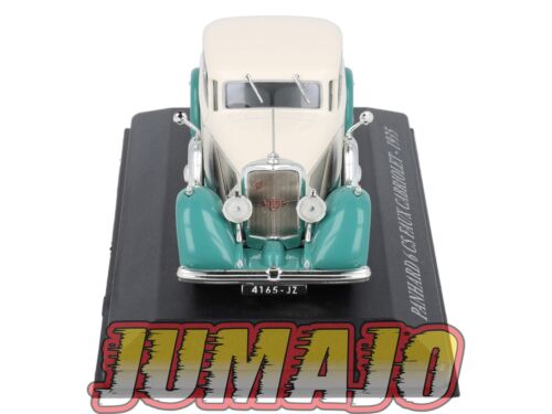 FA72 Voiture 1/43 IXO Altaya Voitures d'autrefois PANHARD 6 CS Faux Cabriolet 19 - Imagen 8 de 9