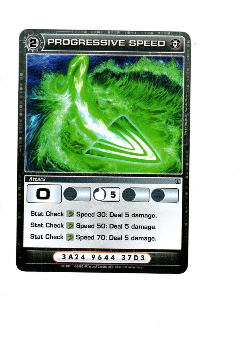 Chaotic Attack Progressive Speed common | eBay