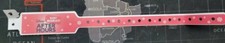 Disney World Very Merriest After Hours Event Wrist Band Wristband Red Used