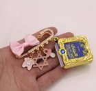 Beautiful Jewish Baby Girl Stroller Pin With Tehillim And Star Of David Charm — photo 3