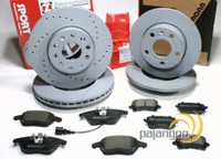 FüR Seat Exeo - Zimmermann Gelochte Bremsscheiben BremsbeläGe FüR Vorne Hinten