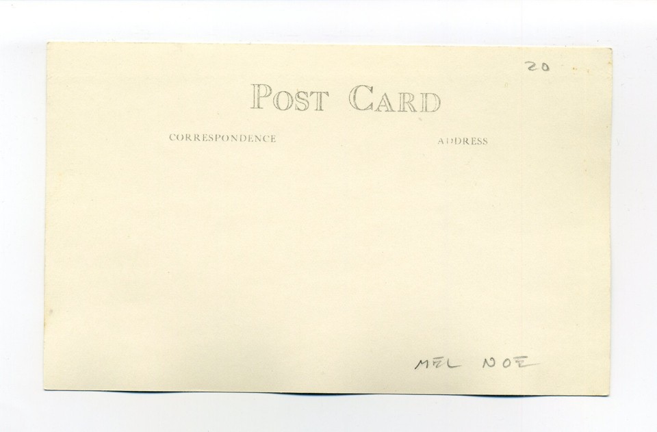 Rye Beach NH RPPC photo postcard, view from porch toward Straw's Point ...