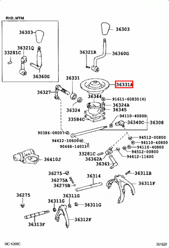 Genuine LandCruiser 80 Series HZJ HDJ FJ Manual Transfer Case Lever Boot Rubber - Picture 4 of 10